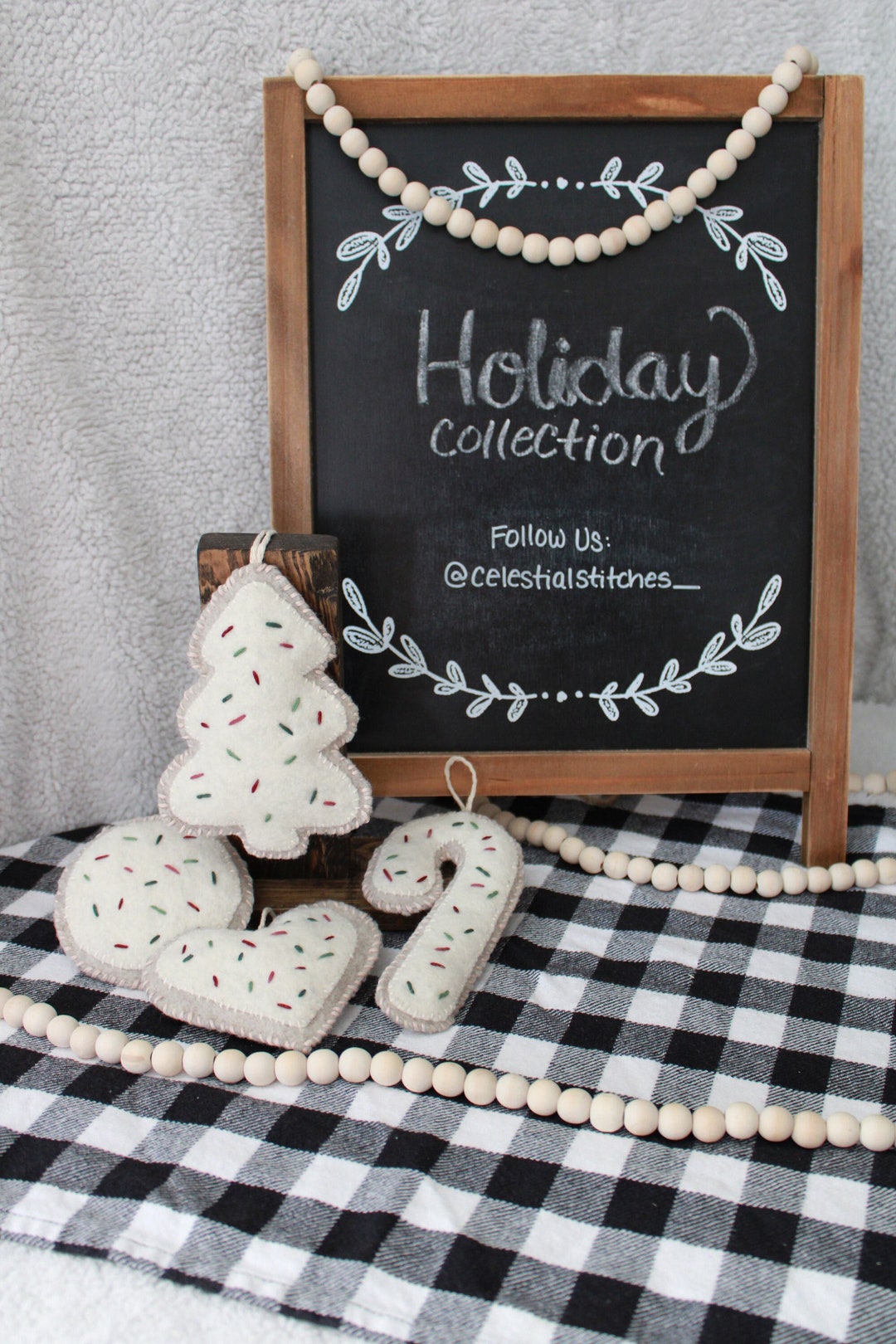 Sugar Cookie Ornament Set Etsy