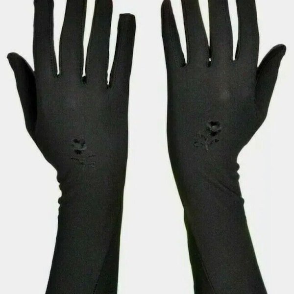 Allawi Women Long Full Finger Gloves Hand Cover Islamic Muslim Gloves