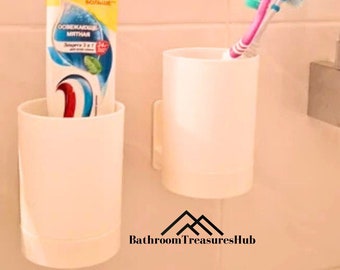 Porte-brosse à dents, Porte-brosse à dents en bois, Organiseur de salle de bain, Organiseur de brosse à dents, Porte-brosse à dents en plastique, Séparateur en bambou