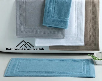 Tappetino Assorbente, Cotone, Tappetini Bagno Antiscivolo, Accessori Bagno