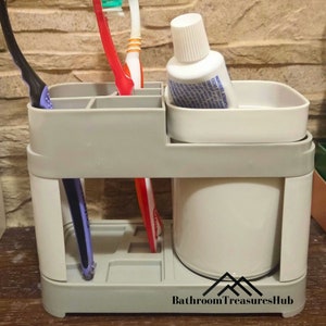 Zahnbürstenhalter, Badezimmer Organizer, Zahnbürstenhalter, Zahnbürstenhalter aus Kunststoff, Badezimmerzubehör