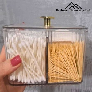 Storage Jar, Bathroom Storage Jar, Home Decor, Bathroom Storage, Object Holder image 2