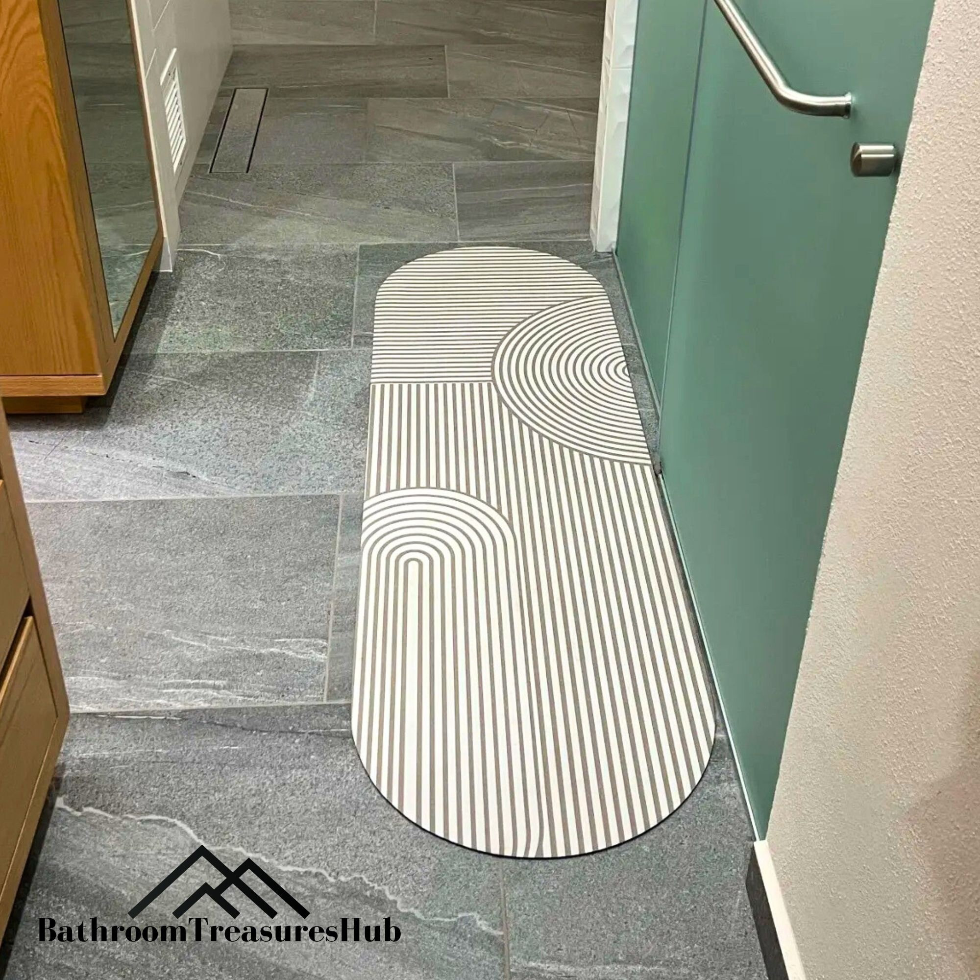Long narrow bath mat discount
