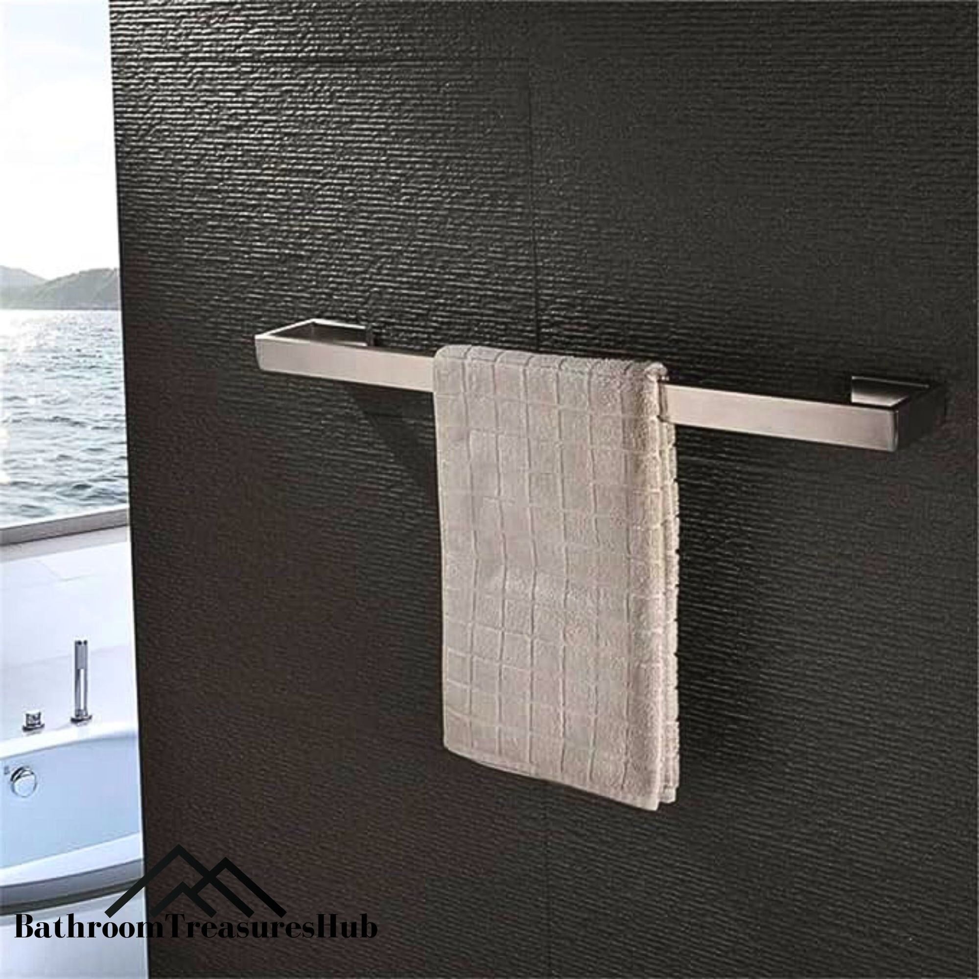 Wall Mounted Towel Rack, Towel Bar, Hand Towel Holder, Modern Towel Rack, Towel Rack, Wall Towel Rack, Towel Rail, Bathroom Towel Bar