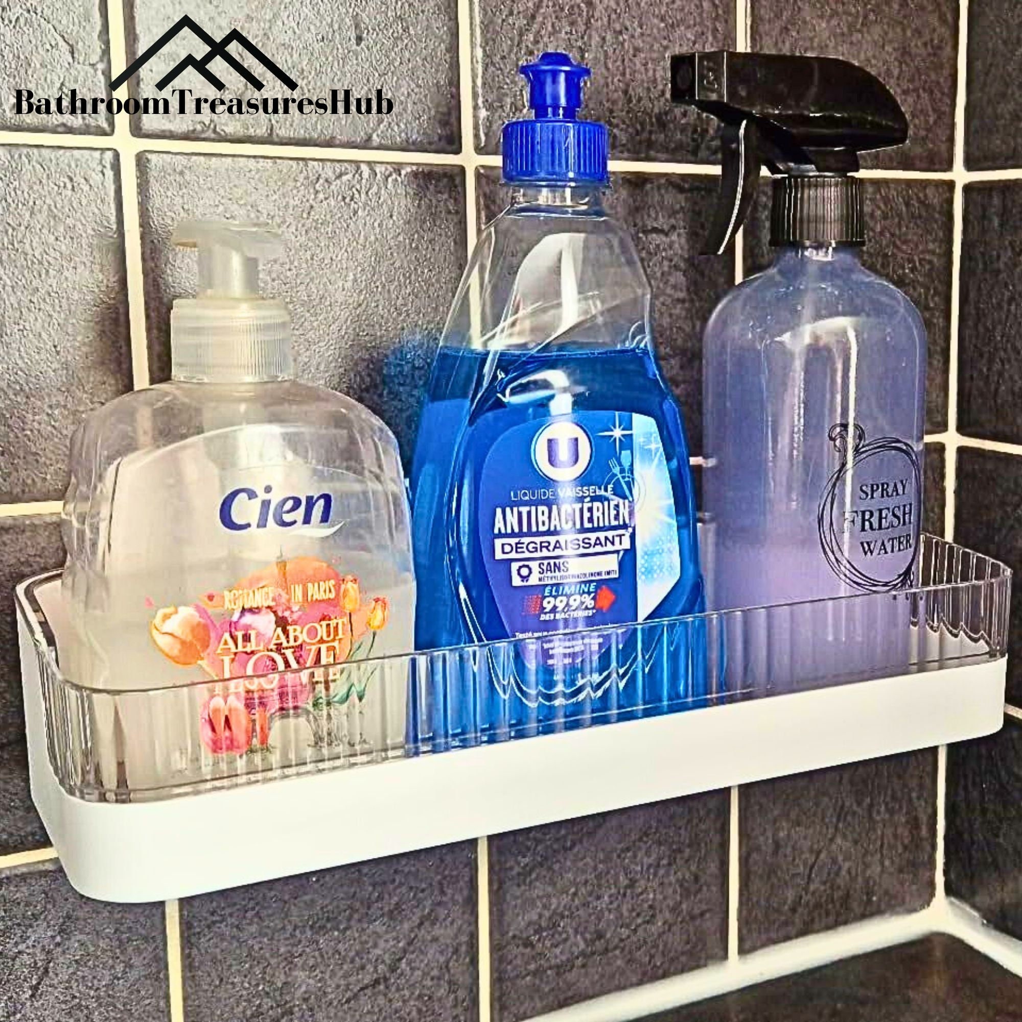 Bathroom Wall Shelf, Floating Shelves, Shower Shelf, Bathroom Rack ...