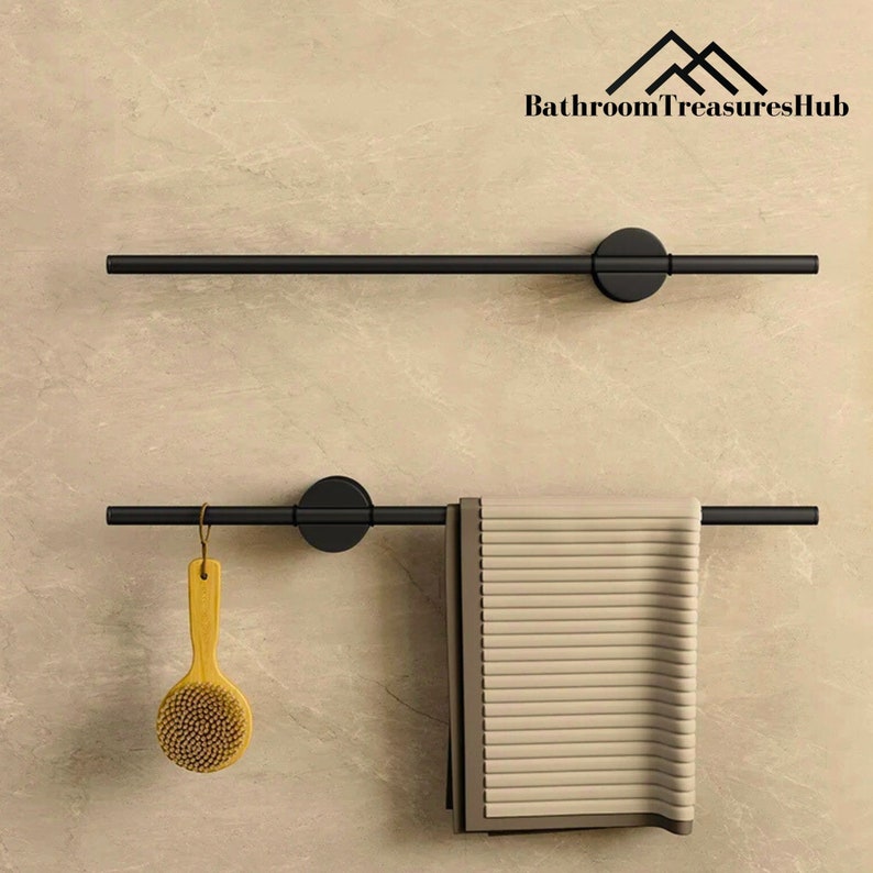 Wall Mounted Towel Rack, Towel Bar, Hand Towel Holder, Modern Towel Rack, Towel Rack, Wall Towel Rack, Towel Rail, Bathroom Towel Bar image 3