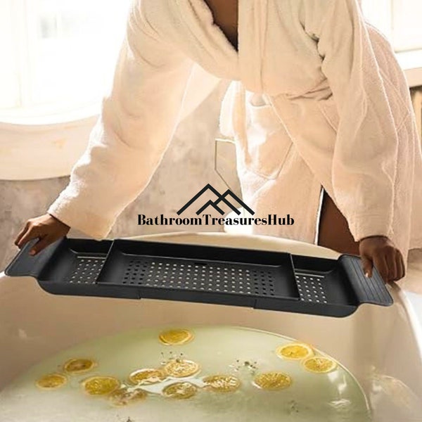 Bath Tub Caddy, Bed Try, Caddy, Expandable, Ipad, Bath Tub, Bathroom accessories, Laptop Stand, Tablet, Book Stand
