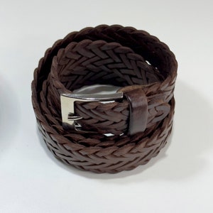 Handmade Leather Belt, Brown Leather Belt, Full Grain Leather Belt, Mens Leather Belt, Womens Belt, Waistband, Gift for Him, Gift belt