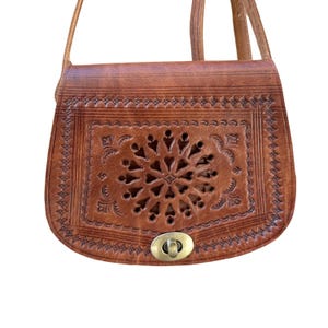 Leder Umhängetasche, Braune Handgefertigte Ledertasche, Frauen Geldbörse, Vollnarbenleder, Schulter Ledertasche, Verstellbare Riemen Tasche, Geschenk für Sie