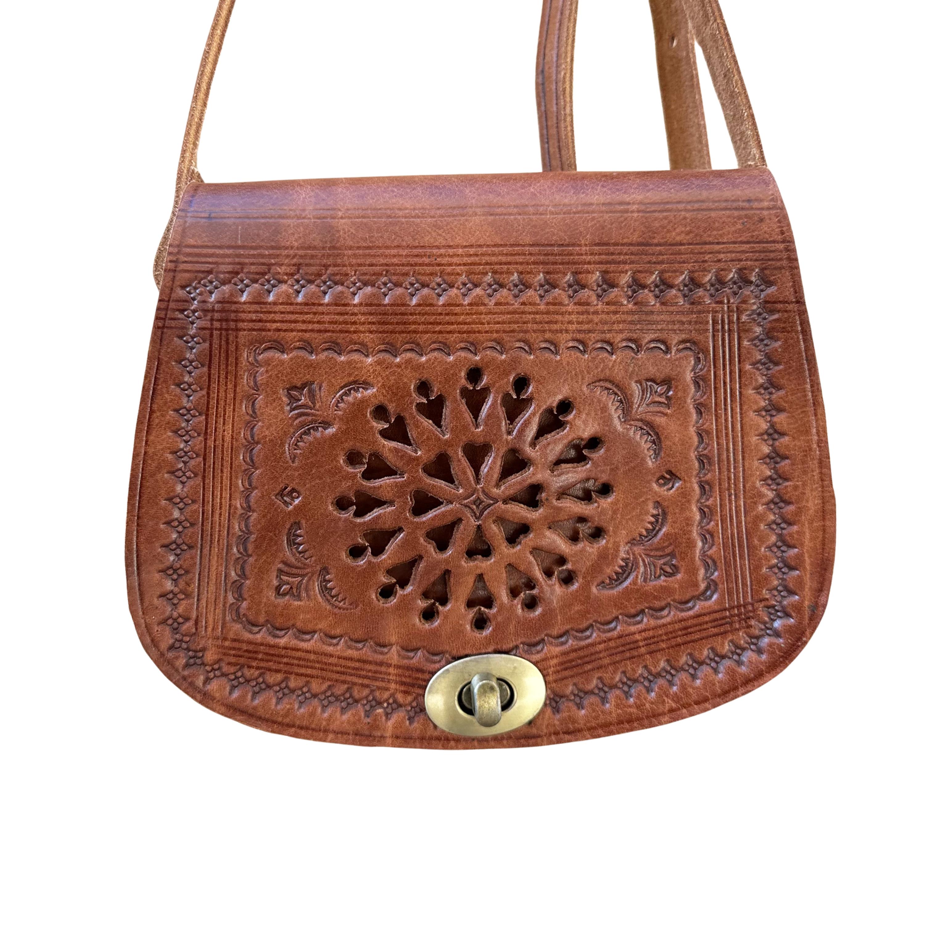 ハンドバッグ Joanna Bag Mini in Brown Leather Wandler Mini Joanna Top Handle Bag | italist