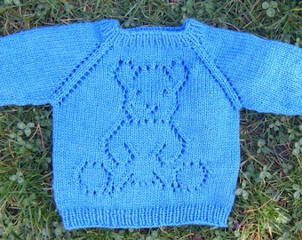 Knitting instructions children's sweater "Teddy"