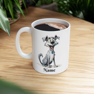 Siberian Husky Ceramic Mug, Personalized Dog Lover Coffee Cup, Custom Pet Portrait Gift, Puppy Owner Tea Mug, Animal Lover Kitchen Decor