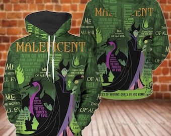 Sweat à capuche Maléfique, chemise méchants Disney, chemise Magic Kingdom, Ursula, t-shirt méchante reine et ses amis, déguisement méchante petite sorcière, cadeau d'anniversaire