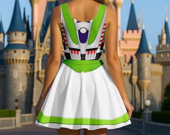 buzz lightyear skater dress Halloween Costumes Buzz Lightyear Skater Dress Pixar Toy Story Buzz Lightyear Costume Dress For Girls Disney