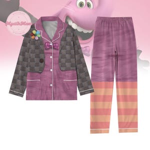 Conjunto de pijama navideño de Bing Bong, camiseta de la película Inside Out 2, disfraz de cosplay de Bing Bong, artículos de Magic Kingdom, regalo para fanáticos de dibujos animados de Disney