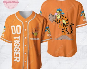 Personalized Tiger Baseball Jersey, Tiger Jersey Shirt, Tiger Football Jersey, Tiger Athletic Jersey, Tiger Jersey Men