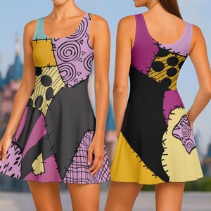 disney nightmare before christmas sally women's short sleeve costume dress Amazon.com: Ruikajia Womens'' Sally Dress Women Halloween Cosplay Sally Costume Short Sleeve Dresses Costume Small : Clothing, Shoes & Jewelry
