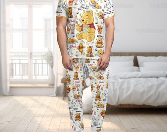 Christmas Winnie the Pooh Pajamas Set, Winnie the Pooh Tshirt