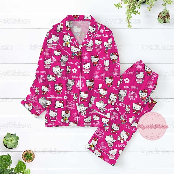 Hello Kitty Matching Pajamas