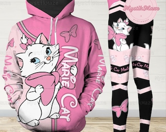 Marie Cat Hoodie Legging, Disney Cat Hoodie, Marie Cat Legging, Marie Shirt, Marie Yoga Legging, Magic Kingdom Shirt, Disney Marie Gift