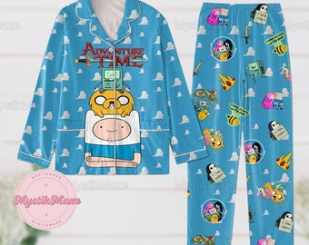 Adventure Time Pajamas Set, Adventure Time Matching Pajamas Set, Adventure Time Pajamas Family, Adventure Time Matching Pajamas Set