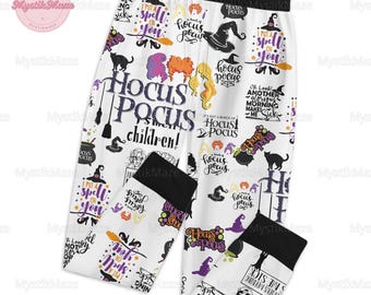 Hocus Pocus Pajamas Set, Sanderson Sisters Holiday Pajamas, Hocus Pocus  Witch Matching Pajamas Set, Hocus Pocus Pajamas Family