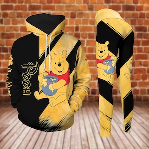 Winnie The Pooh Hoodie Legging, Magic Kingdom Costume, Disney Trip Shirt, Cartoon Movie Tee, Funny Woman Legging, Disney Birthday Gift