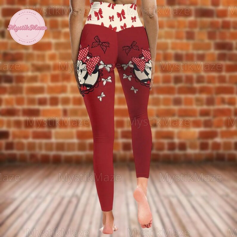 Personalized Minnie Hoodie Legging, Minnie Mouse Hoodie, Disney Trip Shirt, Minnie 3D Hoodie, Workout Leggings, Halloween Disney Shirt