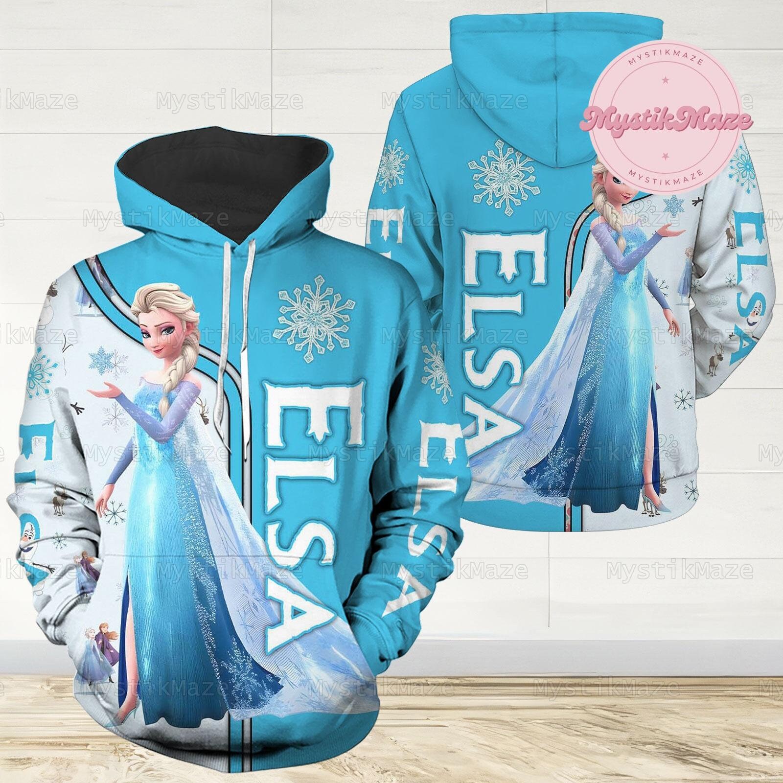 Elsa Hoodie Legging, Frozen 3D Hoodie, Elsa Womens Legging, Disney Elsa  Hoodie, Frozen Trendy Hoodie, Disneyland Hoodie, Gift for Fan - Etsy