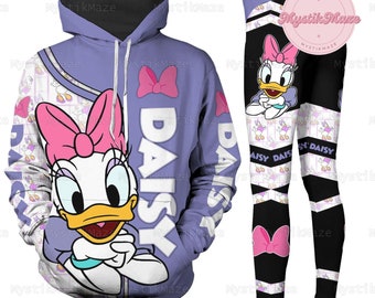 Legging à capuche Daisy Duck, sweat à capuche 3D Daisy, legging femme  Daisy, sweat à capuche adulte Disney, sweat à capuche Disneyland, chemise  Magic
