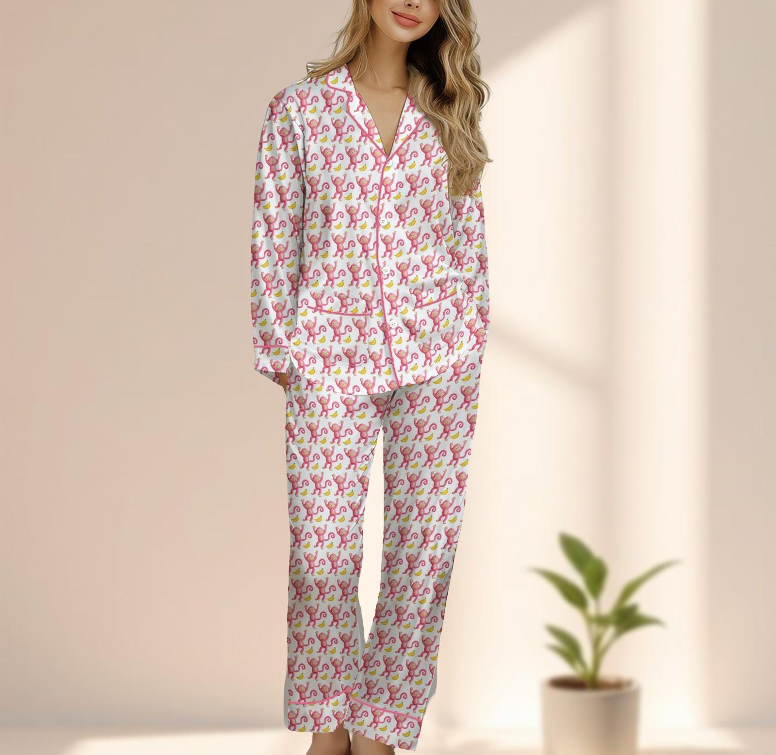 Galette Pyjamas ウサギ柄 パジャマ うさぎ柄半袖パジャマ上下SET | レディースファッション通販