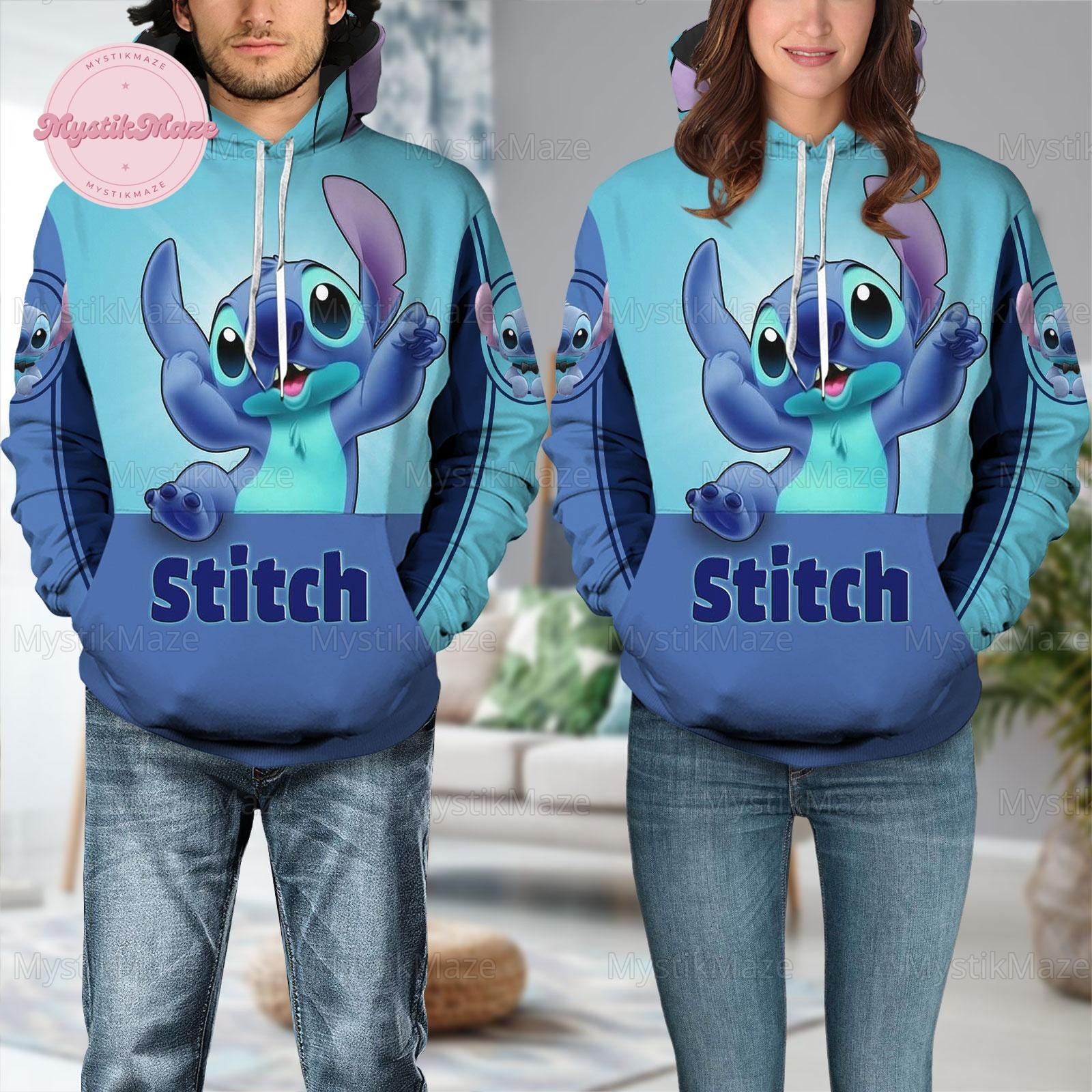 Stitch Hoodie, Lilo and Stitch Shirt, Stitch Disney Zip