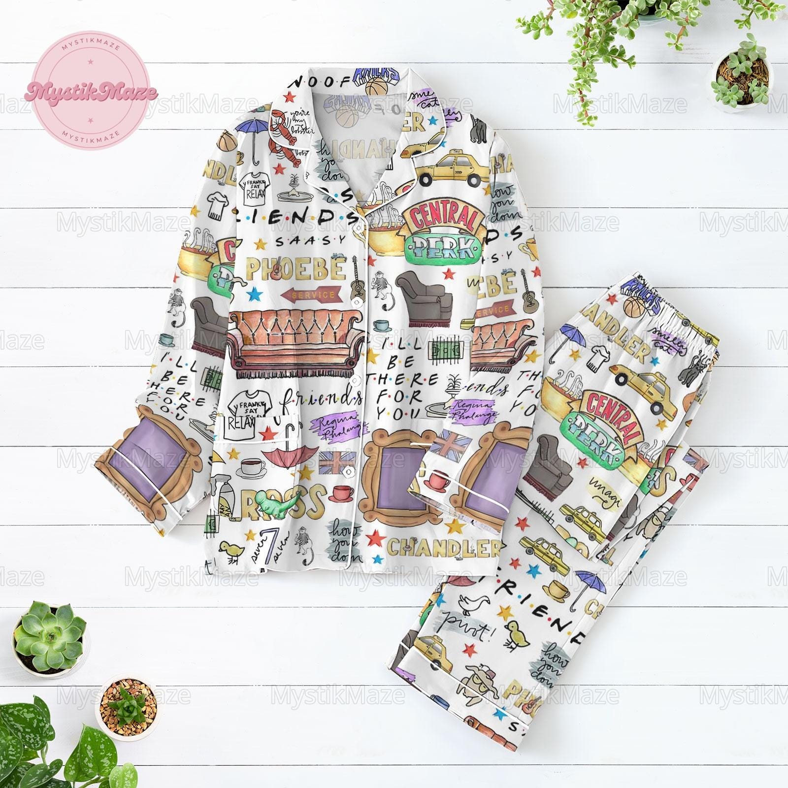 Friends Pajamas Etsy Canada