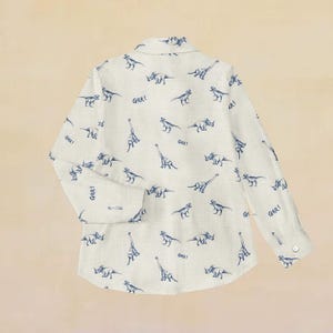 Vintage Dinosaurs Blouse Shirt, Dinosaur Lover Shirt, Funny Dinosaur Shirt, Retro Long Sleeve Shirt, Family Vacation Shirt, Gift For Her