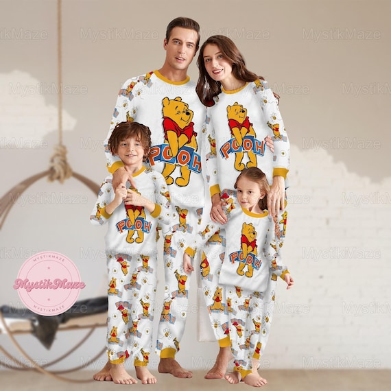 Winnie the pooh pj set hotsell