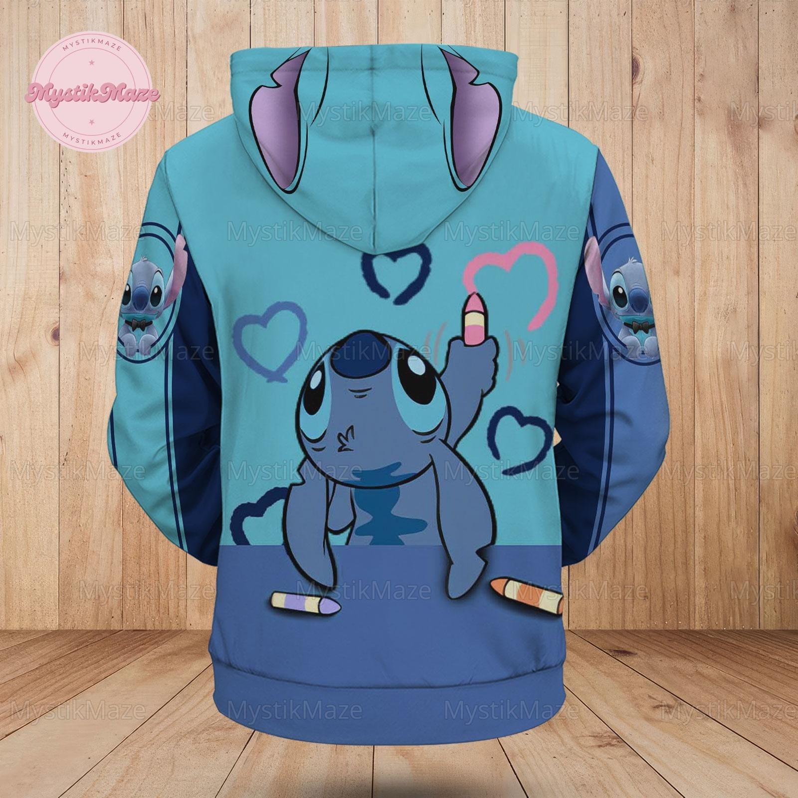Stitch Hoodie, Lilo and Stitch Shirt, Stitch Disney Zip Hoodie