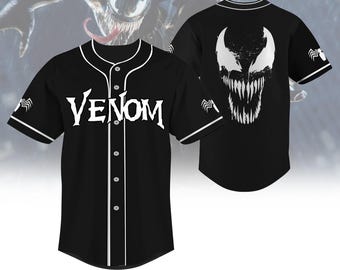 Halloween Venom-tröja, skräck-Halloween-tröja, Venom-basebolltröja, bus-or-treat-tröja, Venom-basebolltröja, present till fan