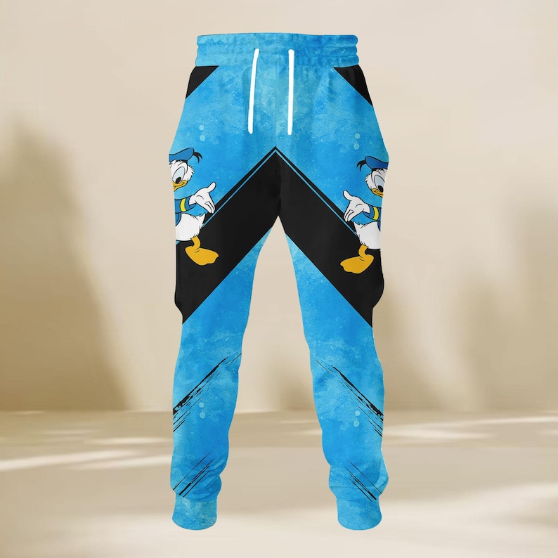 Personalized Donald Duck Hoodie And Joggers, Disney Donald Hoodie, Movie Cartoon Hoodie, Magic Kingdom, Disney World Gifts For Him Her