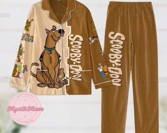 Scooby Doo Pajamas Set, Scooby Doo Womens Pajamas, Scooby Doo Pajamas Family, Scooby Doo Matching Pajamas Set, Funny Gift