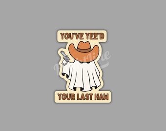Cowboy Ghost Sticker