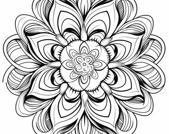20 Mandala Coloring Pages - Coloring Pages for Adults - Relieve Stress