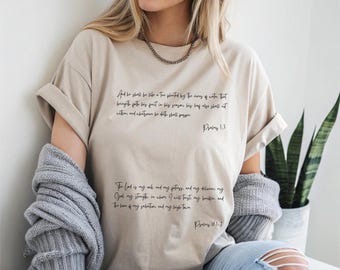 Psalm 1:3 Christian T Shirt | Bible Verse Inspirational Tee | Unisex Faith Shirt | Religious Gift for Men & Women | Scripture Apparel