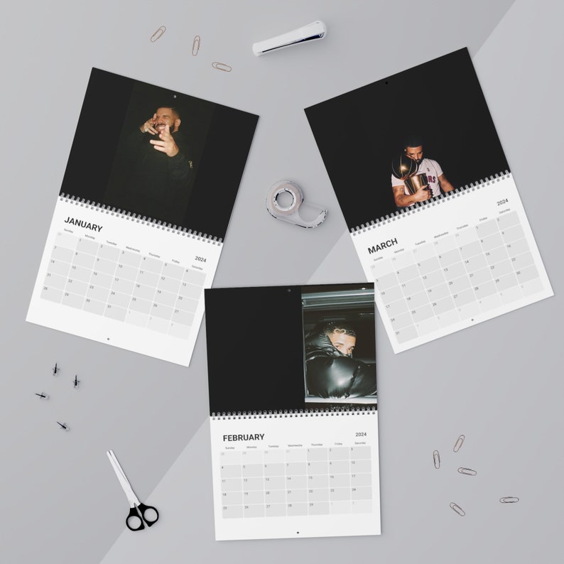 2024 Drake Cover Calendar Etsy