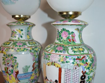 Pair of Chinese table lamps - 1970