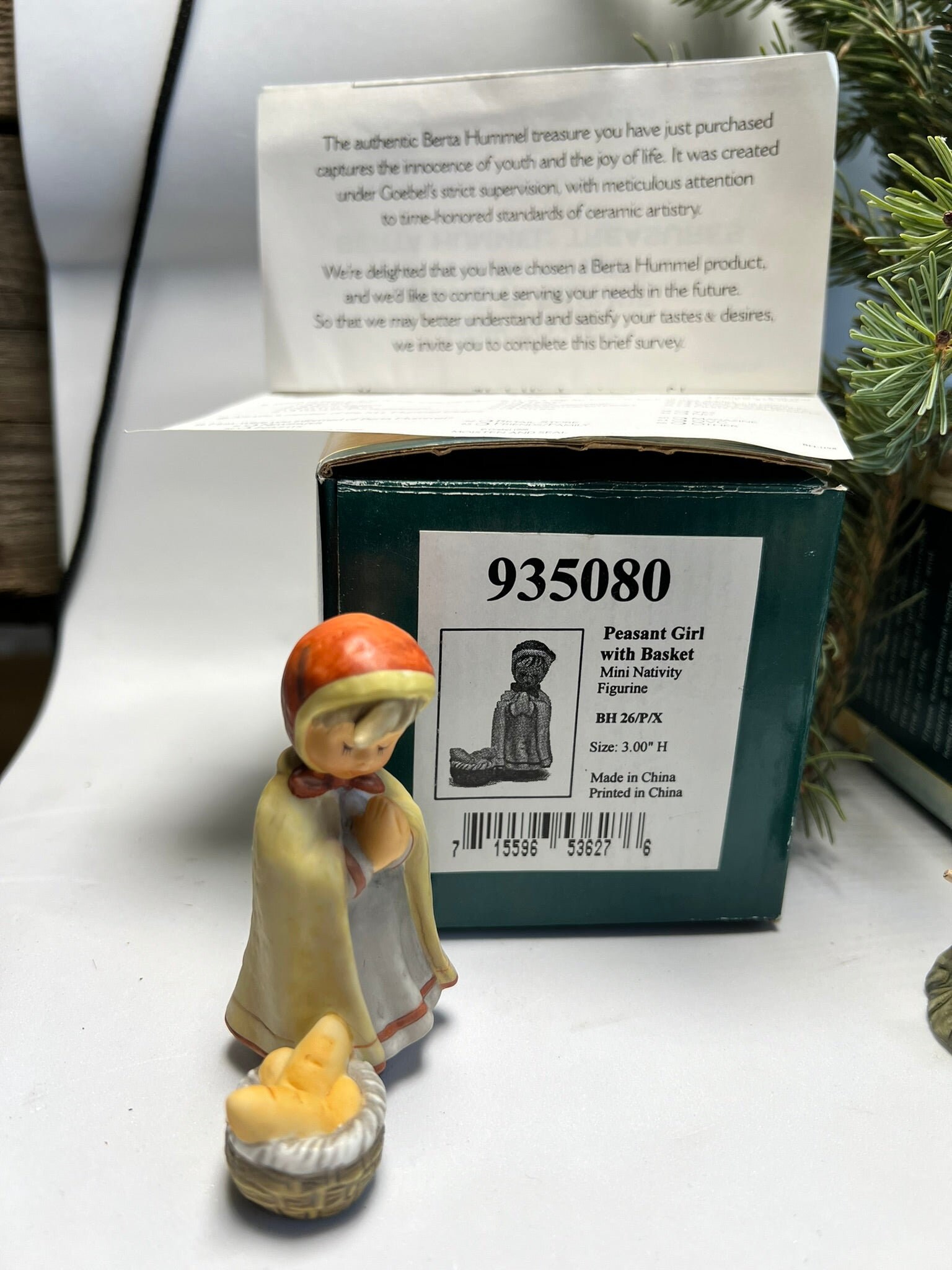 Berta Hummel Nativity Set peasant Girl With Etsy