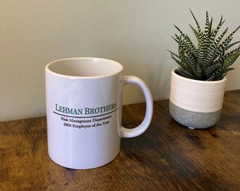 Tazza Da Caffè Lehman Brothers - Risk Management Department 2009 - Mug In Ceramica Bianco 330ml - Regalo Umoristico