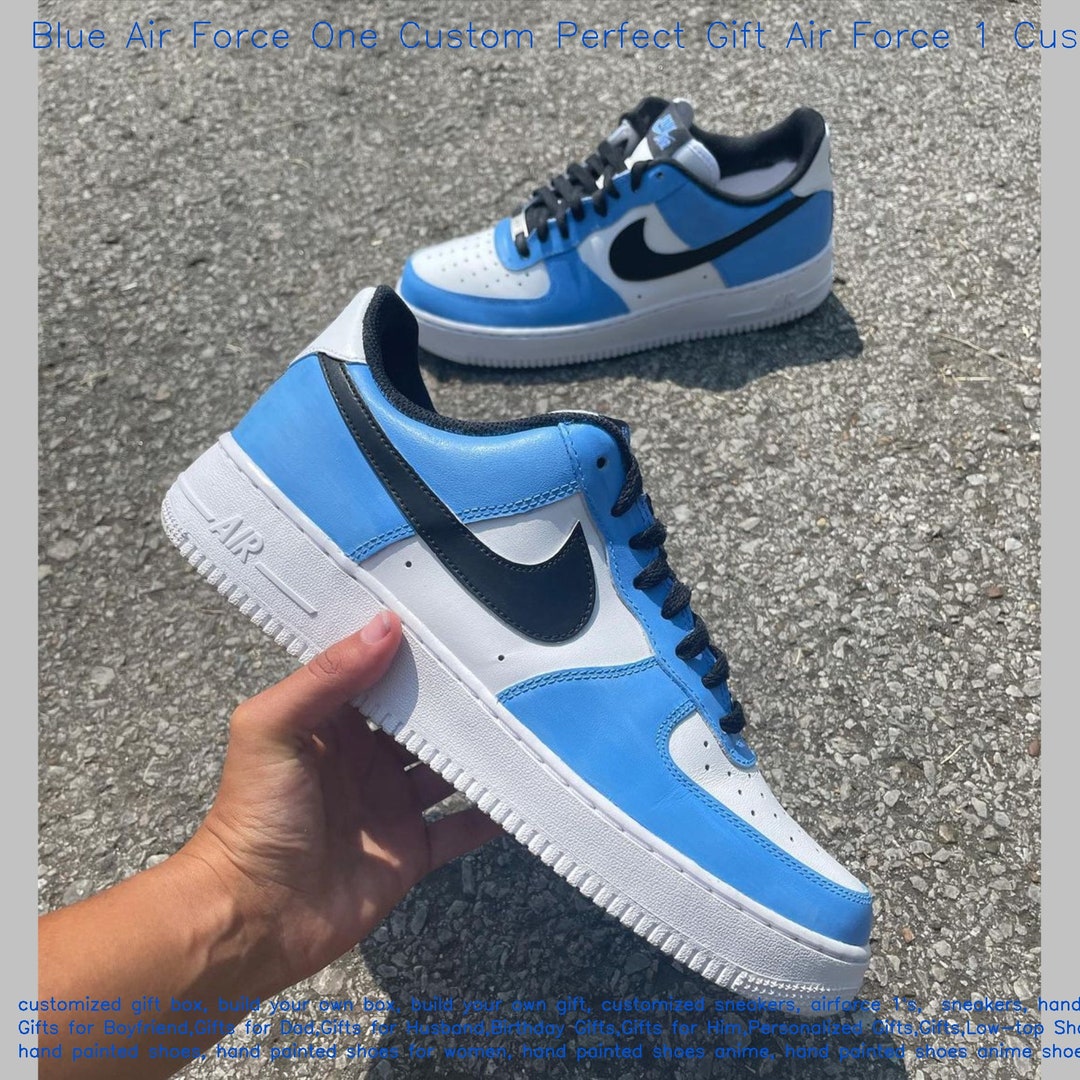 Blue Air Force One Custom Perfect Gift Air Force 1 Custombuy Now ...