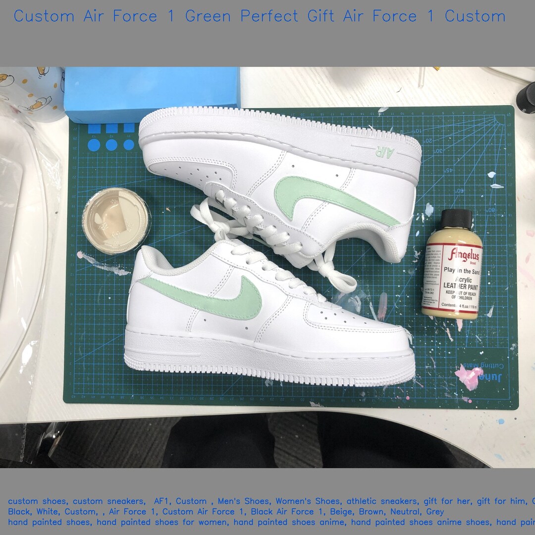 custom green af1
