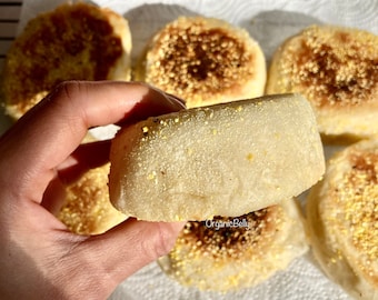 Organic Crispy English Muffins. Extra-thick. Made to order. Not your ordinary English muffins!