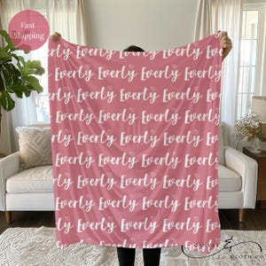 Manta personalizada personalizada, manta personalizada para bebé, manta con nombre, manta para bebé, manta para niños, manta para niña, manta para niño, regalo personalizado
